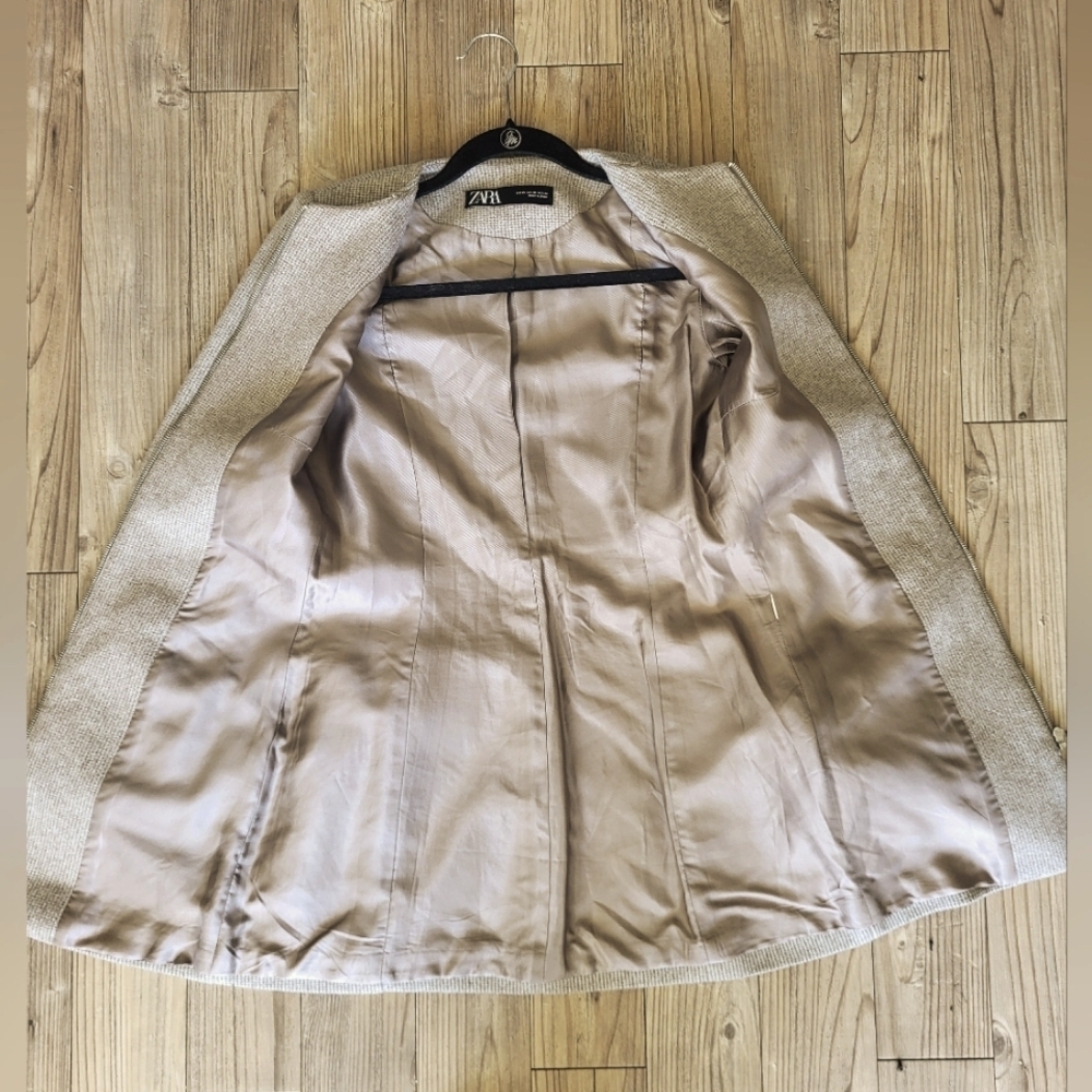 ZARA Made in Spain Longline Jacket - Picture 7 of 10